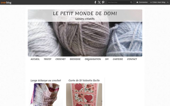Screenshot of lepetitmondededomi.com