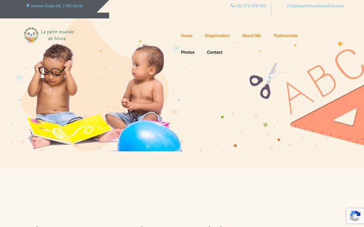 Screenshot of lepetitmundodesilvia.com