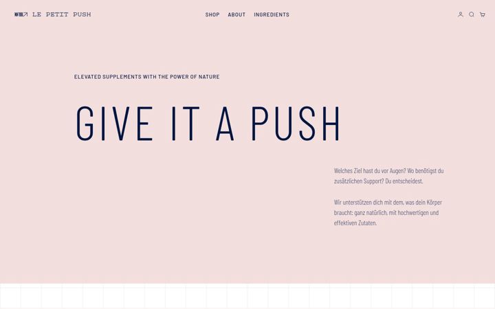 Screenshot of lepetitpush.com