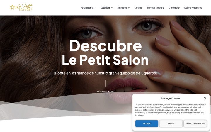 Screenshot of lepetitsalonbarcelona.com