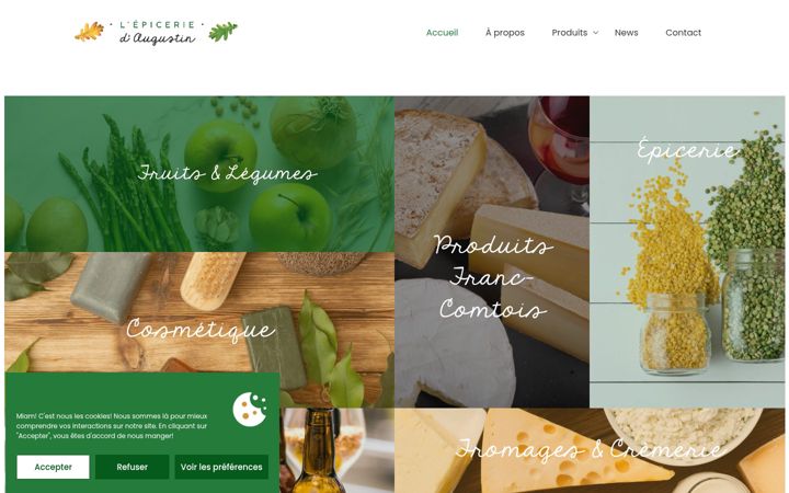 Screenshot of lepiceriedaugustin.be