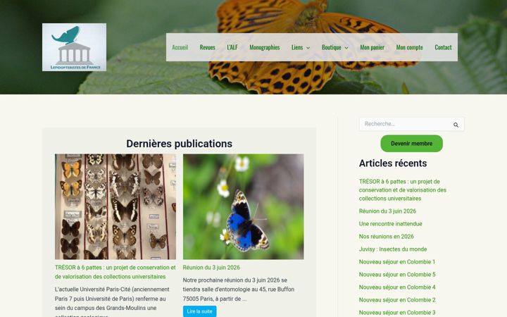 Screenshot of lepidofrance.fr
