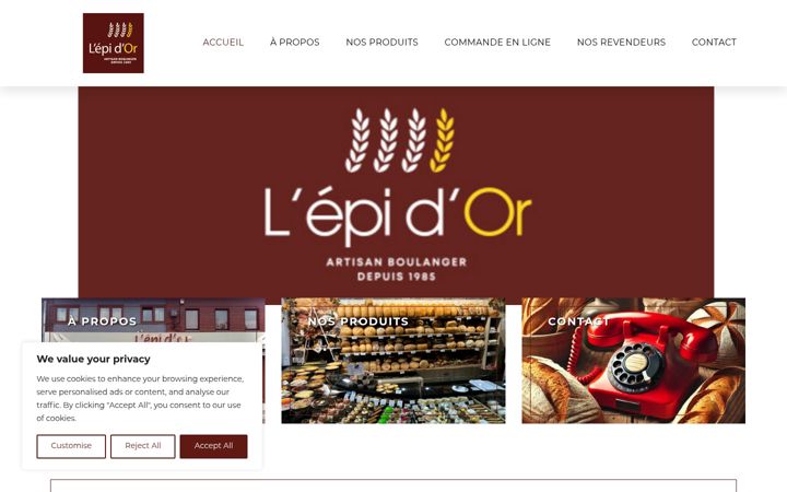 Screenshot of lepidor.be