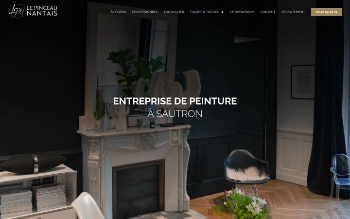 Screenshot of lepinceaunantais.fr