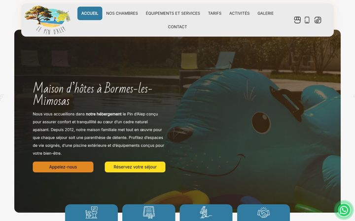 Screenshot of lepindalep.com