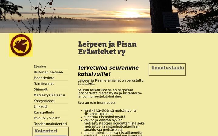 Screenshot of lepineramiehet.com