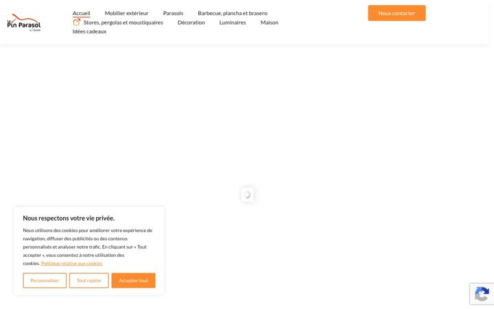 Screenshot of lepinparasol.fr