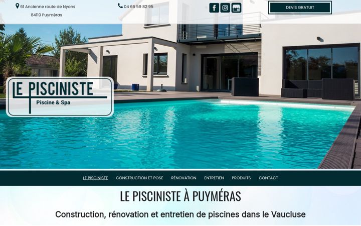 Screenshot of lepisciniste84.fr