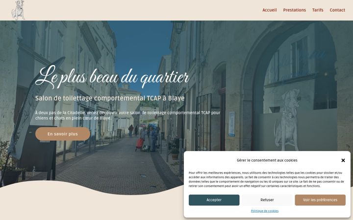 Screenshot of leplusbeauduquartier.com