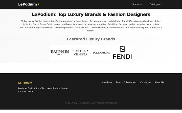 Screenshot of lepodium.com