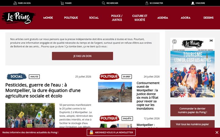 Screenshot of lepoing.net