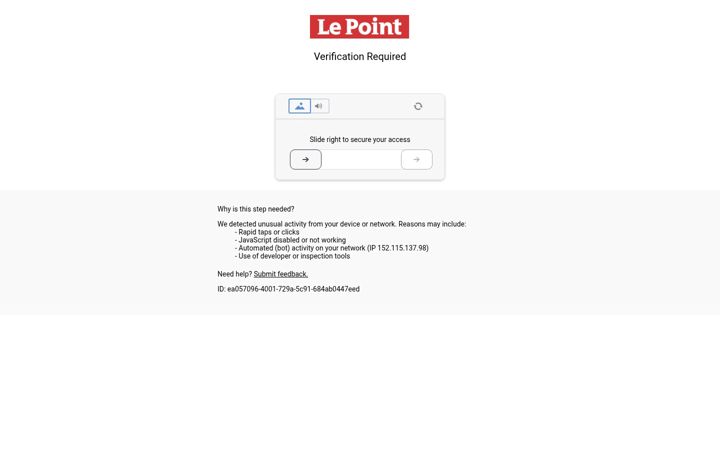 Screenshot of lepoint.fr