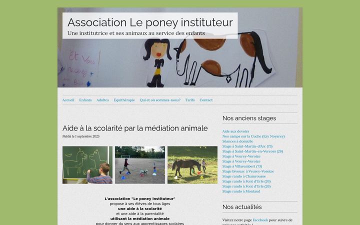 Screenshot of leponeyinstituteur.com
