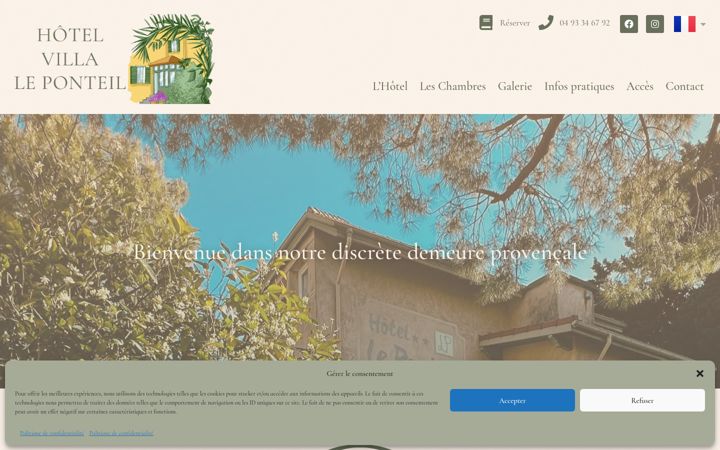 Screenshot of leponteil.com