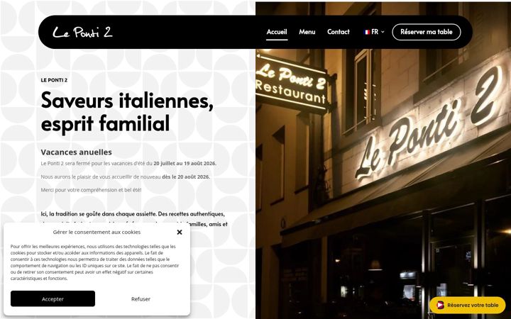 Screenshot of leponti2.be