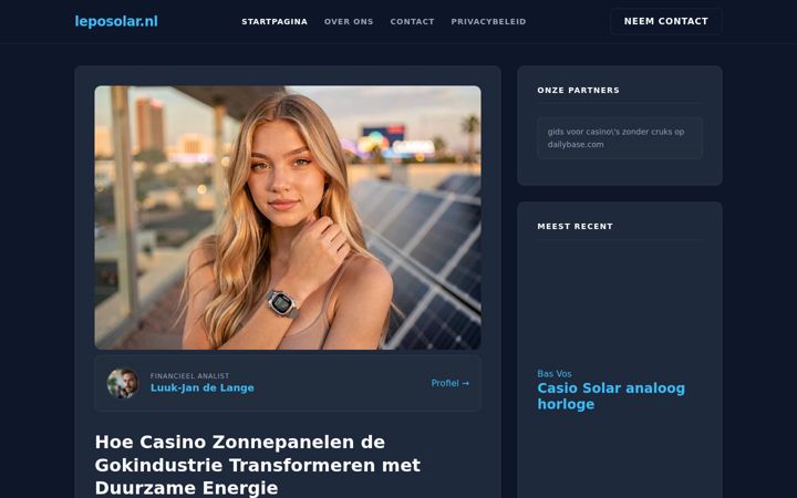 Screenshot of leposolar.nl