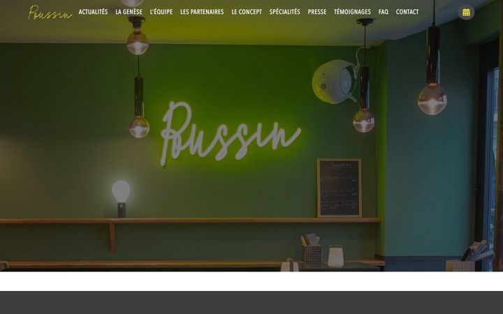 Screenshot of lepoussin.fr