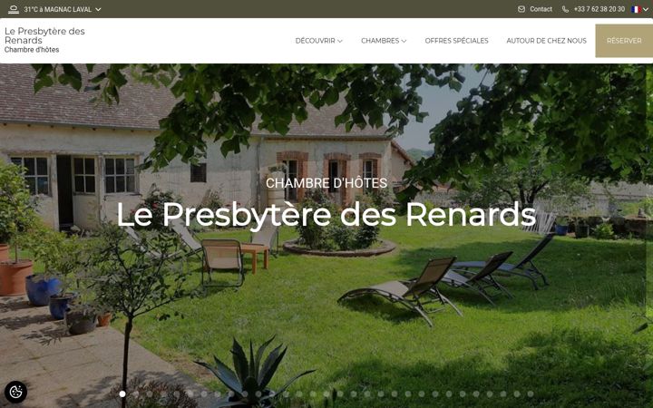Screenshot of lepresbyteredesrenards.com