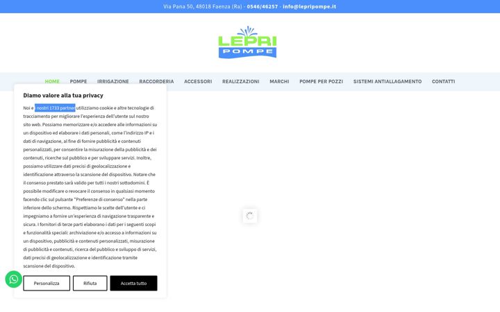Screenshot of lepripompe.it