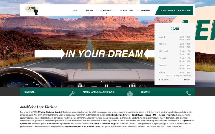 Screenshot of lepririccione.com