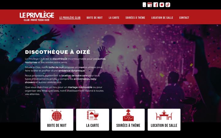 Screenshot of leprivillege-club72.fr