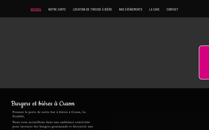 Screenshot of leprohibe.fr