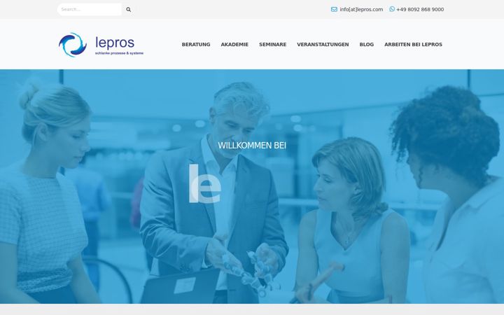 Screenshot of lepros.de