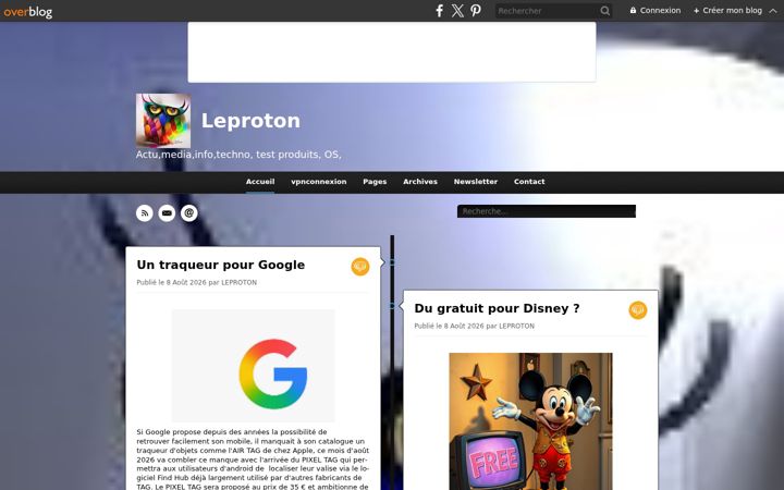 Screenshot of leproton.com