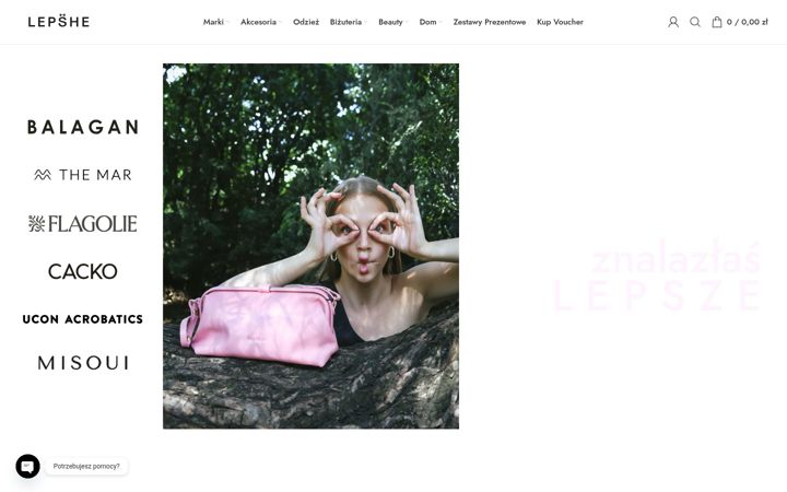 Screenshot of lepshe.pl