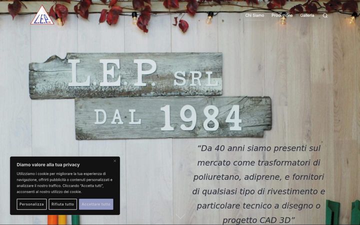 Screenshot of lepsrl.it