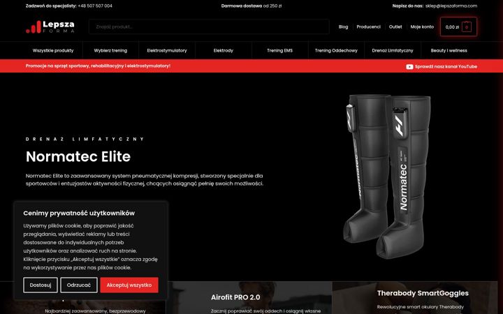 Screenshot of lepszaforma.com