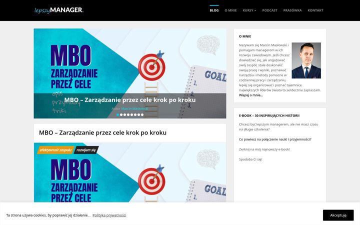 Screenshot of lepszymanager.pl