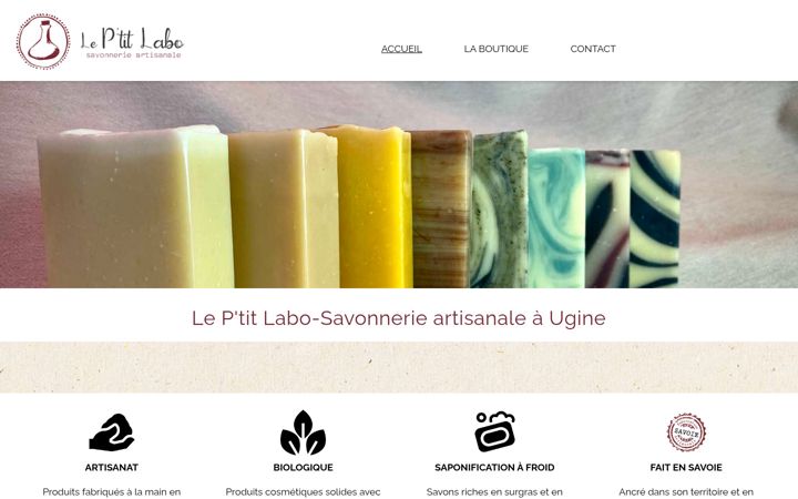 Screenshot of leptitlabo-savonnerie.fr