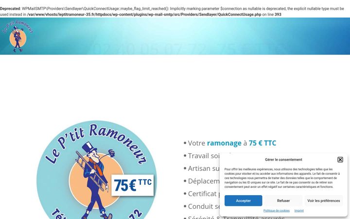 Screenshot of leptitramoneur-35.fr