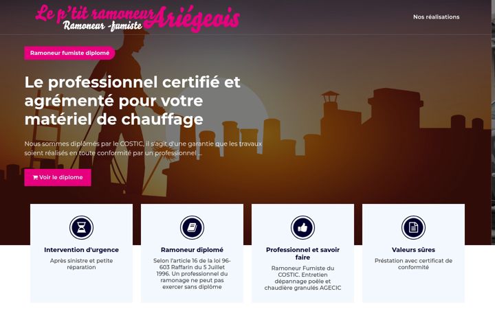 Screenshot of leptitramoneurariegeois.fr