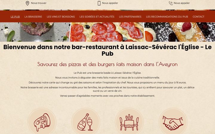 Screenshot of lepublaissac.fr
