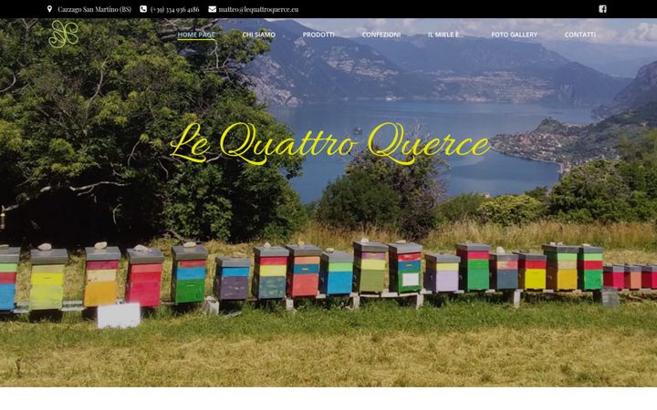 Screenshot of lequattroquerce.eu