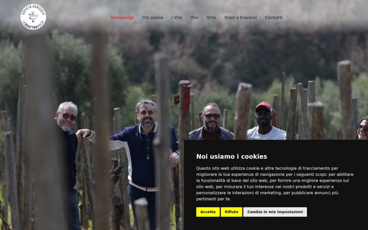 Screenshot of lequattrovolte.com