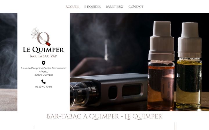 Screenshot of lequimper-vap.fr