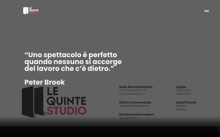 Screenshot of lequintestudio.it