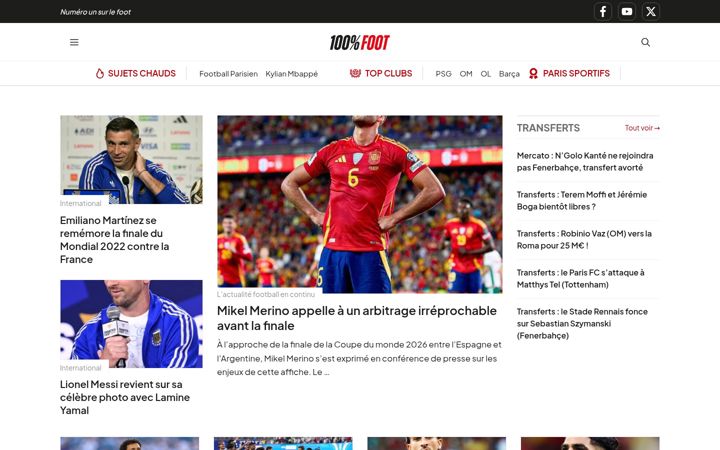 Screenshot of lequotidiendusport.fr