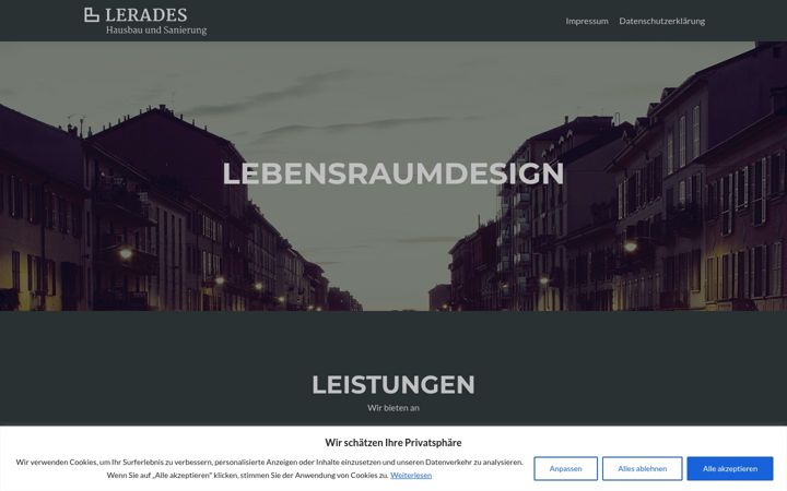 Screenshot of lerades.de