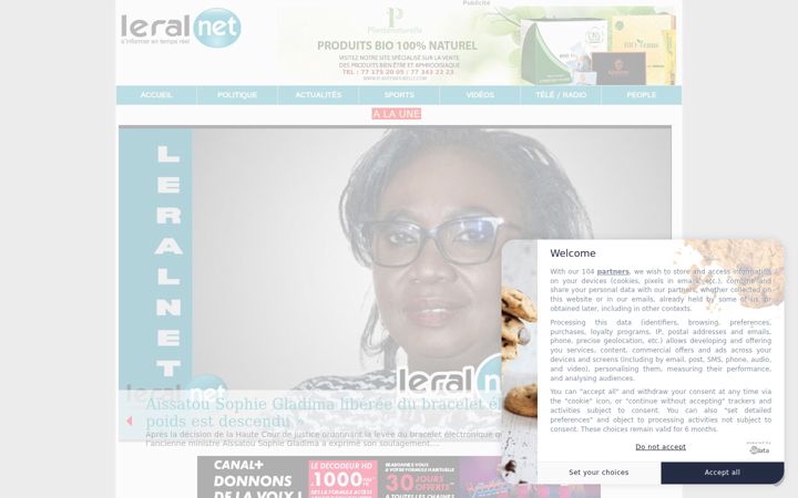 Screenshot of leral.net