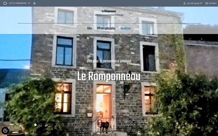Screenshot of leramponneau.com