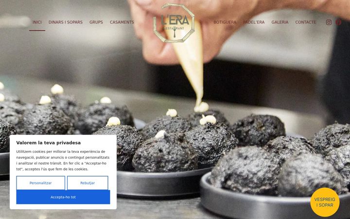 Screenshot of lerarestaurant.com