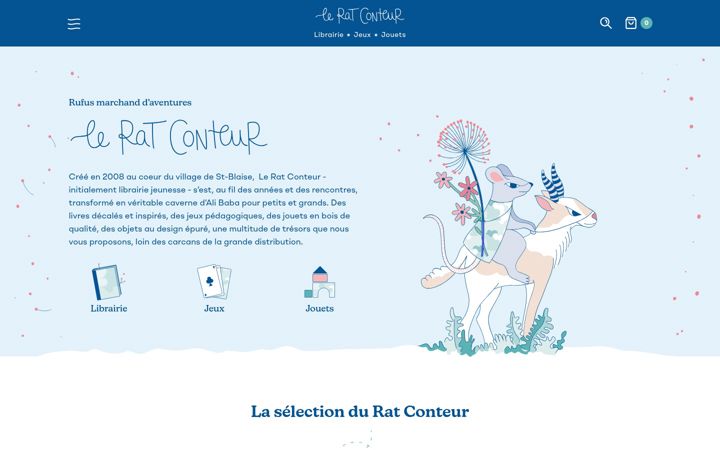 Screenshot of leratconteur.ch