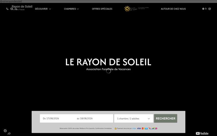 Screenshot of lerayondesoleil.net