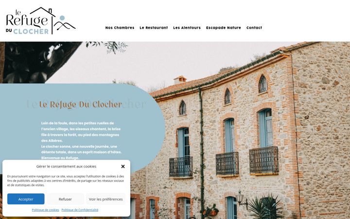 Screenshot of lerefugeduclocher.com