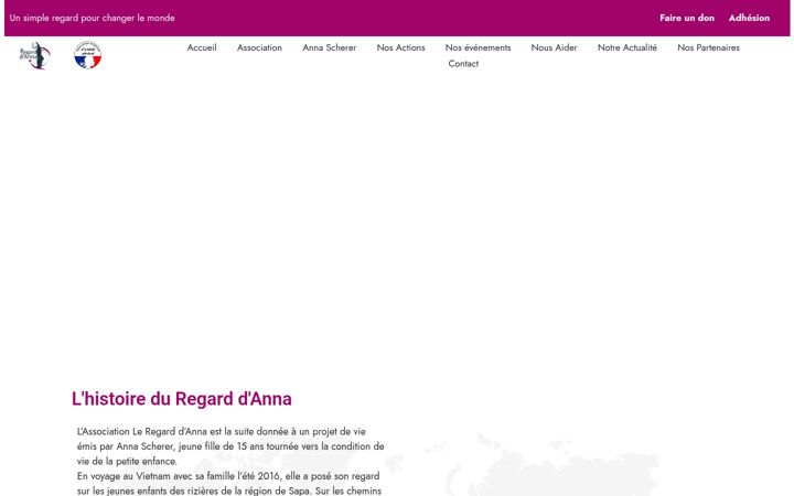 Screenshot of leregardanna.com