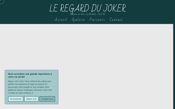 Screenshot of leregarddujoker.com